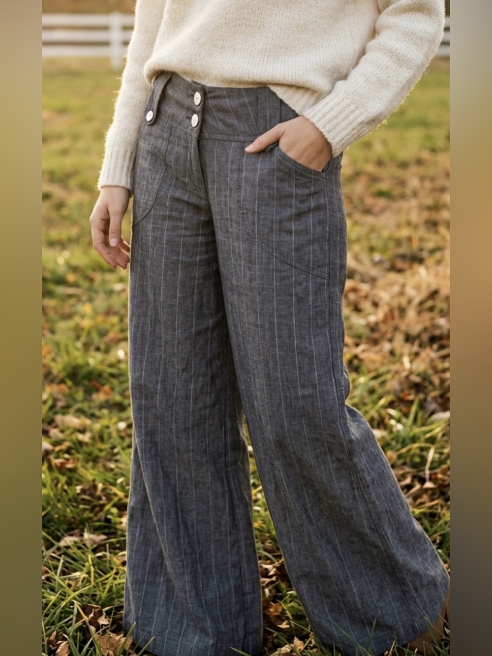 Y2K Chic Women's Charcoal Flare Pants